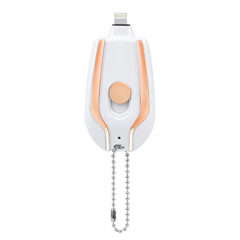 Chaveiro Carregador de Celular Portátil 1500mah para iPhone e Android