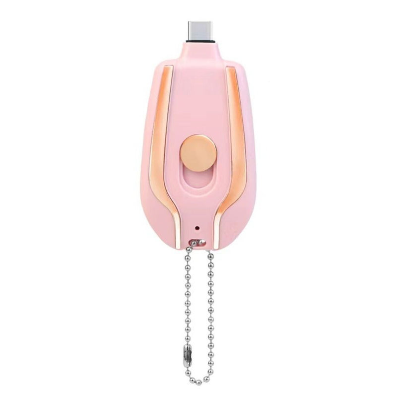Chaveiro Carregador de Celular Portátil 1500mah para iPhone e Android
