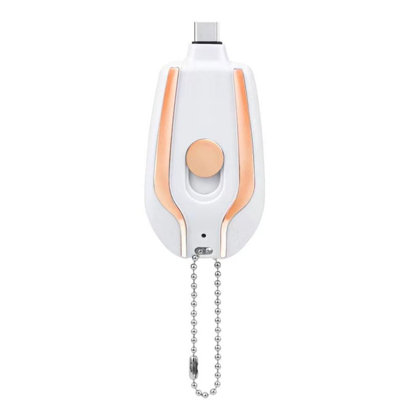 Chaveiro Carregador de Celular Portátil 1500mah para iPhone e Android