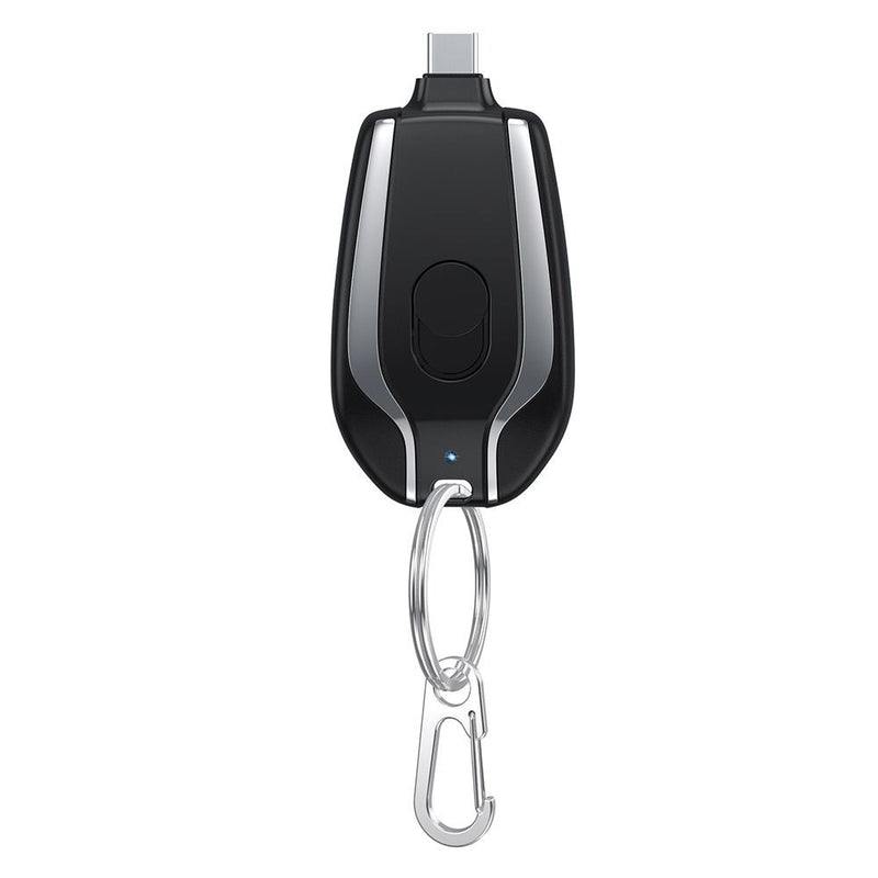 Chaveiro Carregador de Celular Portátil 1500mah para iPhone e Android