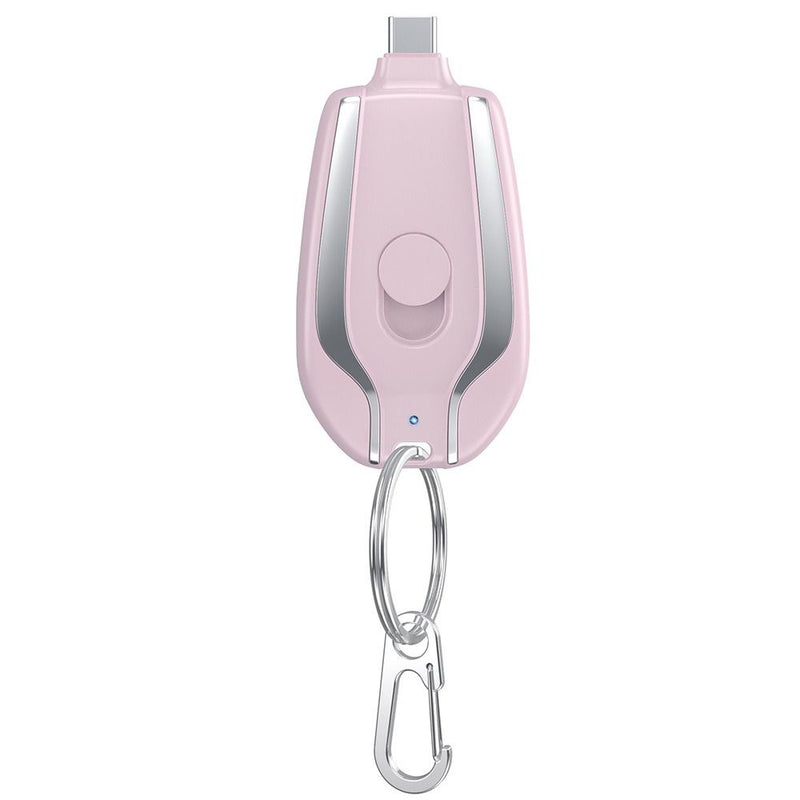 Chaveiro Carregador de Celular Portátil 1500mah para iPhone e Android