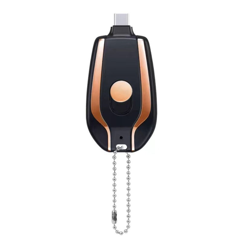 Chaveiro Carregador de Celular Portátil 1500mah para iPhone e Android